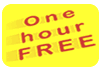 One hour free